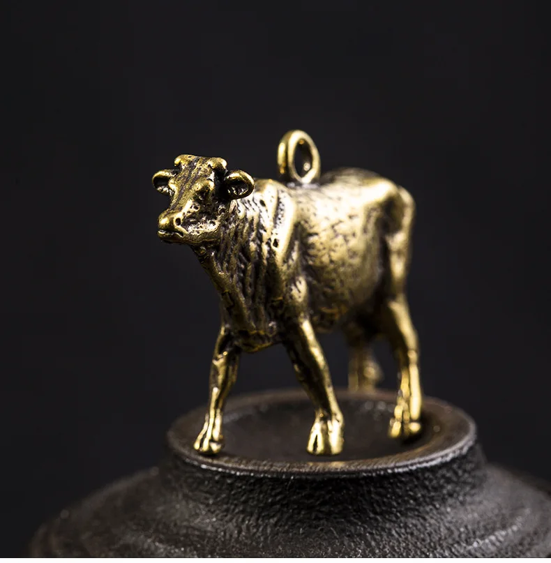 Vintage solid Brass cattle craft DIY Pendant desktop ornament Miniature Fitting Keychain ring Pendant Accessories a1459
Vintage solid Brass cattle craft DIY Pendant desktop ornament Miniature Fitting Keychain ring Pendant Accessories a1459