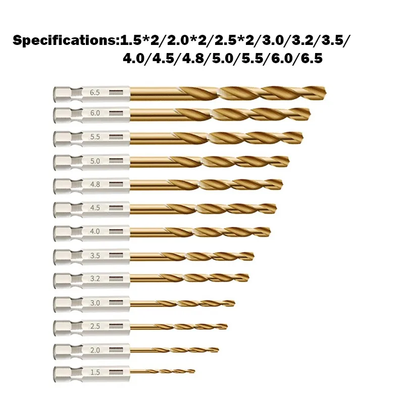 Hexagonal Shank Combination Tool High-Speed Steel Straight Shank Twist Drill For Metal Drilling Extra Long Drill Bit
Hexagonal Shank Combination Tool High-Speed Steel Straight Shank Twist Drill For Metal Drilling Extra Long Drill Bit