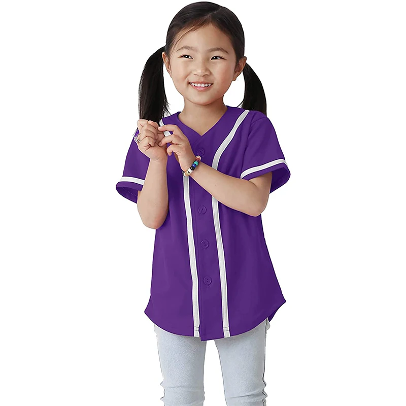Kids Baseball Jersey Button T-Shirt Hip Hop Softball Shirt Little League Tee Short Sleeve Mesh Shirts For Girls Boys
Kids Baseball Jersey Button T-Shirt Hip Hop Softball Shirt Little League Tee Short Sleeve Mesh Shirts For Girls Boys
