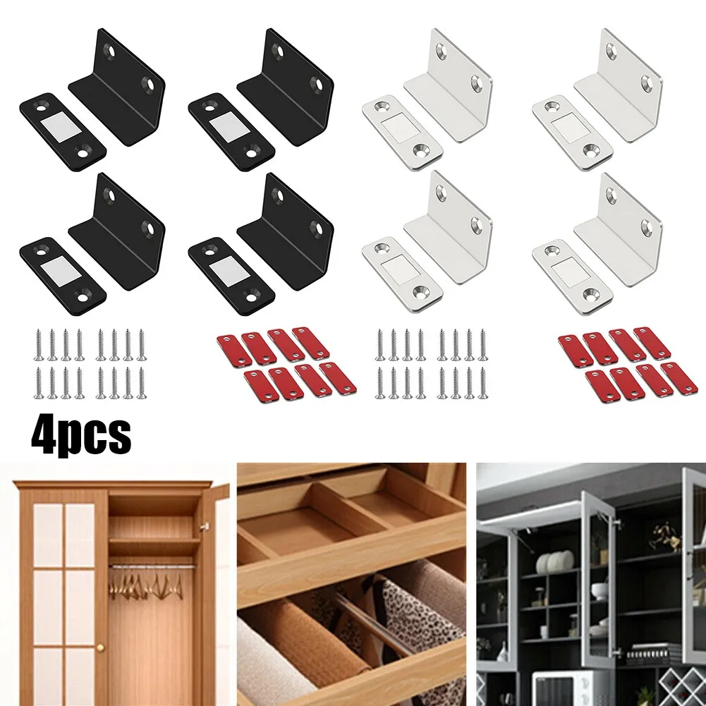 4pc Strong Magnetic Steel Catch Latch Ultra Thin For Door Cabinet Cupboard Closer Stops With Screw Furniture Hardware
4pc Strong Magnetic Steel Catch Latch Ultra Thin For Door Cabinet Cupboard Closer Stops With Screw Furniture Hardware