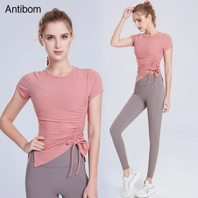 Antibom Gym Short-Sleeve T-Shirts Women Breathable Running Solid Slim Crop Top Fitness Workout Jerseys Stretch Soft Sport Top
Antibom Gym Short-Sleeve T-Shirts Women Breathable Running Solid Slim Crop Top Fitness Workout Jerseys Stretch Soft Sport Top