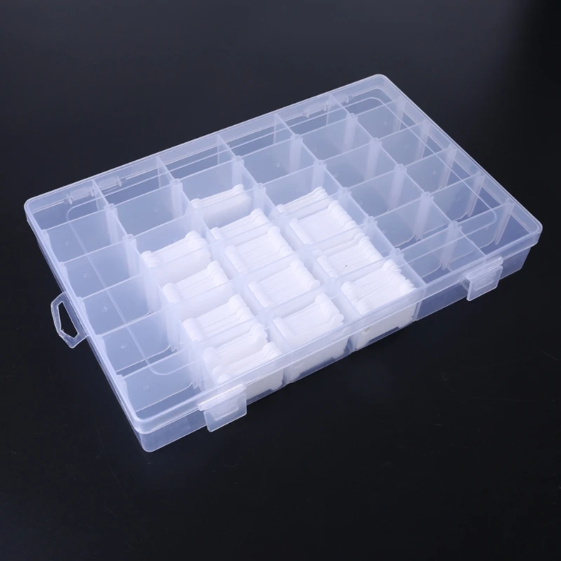 2021 New 200pcs Embroidery Floss Bobbins with 36 Compartments Organizer Box Floss Winder Blank Stickers 
2021 New 200pcs Embroidery Floss Bobbins with 36 Compartments Organizer Box Floss Winder Blank Stickers