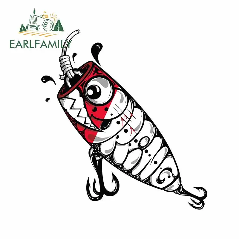 EARLFAMILY 13cm x 11.8cm for Fishing Lure Car Stickers Anime Waterproof Laptop Refrigerator JDM Bumper Personality Windows Decal
EARLFAMILY 13cm x 11.8cm for Fishing Lure Car Stickers Anime Waterproof Laptop Refrigerator JDM Bumper Personality Windows Decal