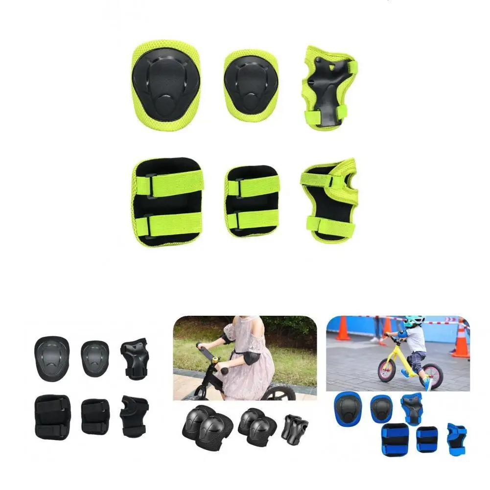 Useful Moisture Permeability Wear-resistant Color Block Compact Protective Gear Wrist Guards Protective Gear 6Pcs/Set
Useful Moisture Permeability Wear-resistant Color Block Compact Protective Gear Wrist Guards Protective Gear 6Pcs/Set