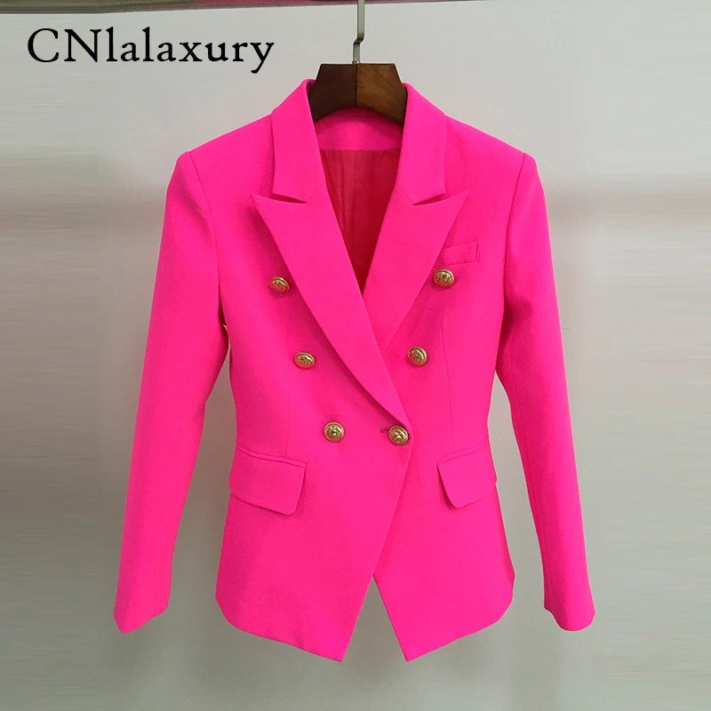Blazer Women Office Ladies Gold Double Breasted Buttons Sut Jacket Autumn Spring New Fashion Blazers Coat femme mujer chaqueta 
Blazer Women Office Ladies Gold Double Breasted Buttons Sut Jacket Autumn Spring New Fashion Blazers Coat femme mujer chaqueta