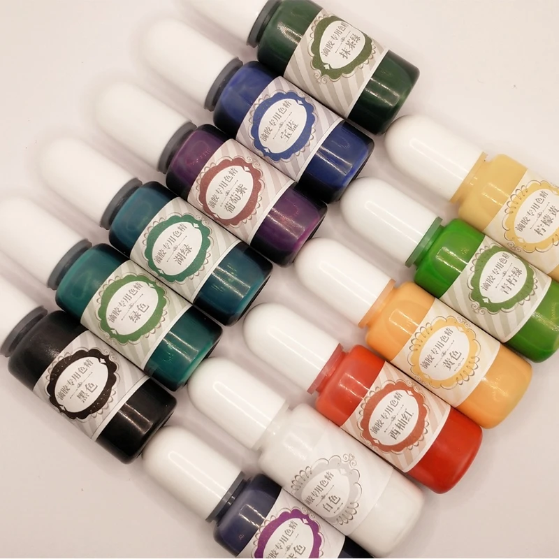 Эпоксидная смола пигментная жидкость жемчужина окрашивающий краситель, 24 цвета
Эпоксидная смола пигментная жидкость жемчужина окрашивающий краситель, 24 цвета