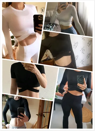 Tight Yoga Shirts Women Short Sleeve Cropped Gym Tops Fitness Running Workout Sport T-Shirts Sports Wear Free shipping
Tight Yoga Shirts Women Short Sleeve Cropped Gym Tops Fitness Running Workout Sport T-Shirts Sports Wear Free shipping
