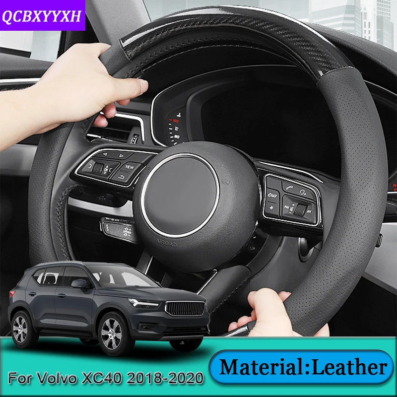 Автомобильный Стайлинг подходит для Volvo XC40 2018-2020 углеродное волокно кожаный чехол рулевого колеса автомобиля рулевое колесо Ступицы Авто а...
Автомобильный Стайлинг подходит для Volvo XC40 2018-2020 углеродное волокно кожаный чехол рулевого колеса автомобиля рулевое колесо Ступицы Авто а...