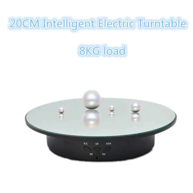 Intelligent Electric Rotating Turntable Display Stand 3 Speed 20cm Mirror Turntable Jewelry Holder Battery/USB Power
Intelligent Electric Rotating Turntable Display Stand 3 Speed 20cm Mirror Turntable Jewelry Holder Battery/USB Power