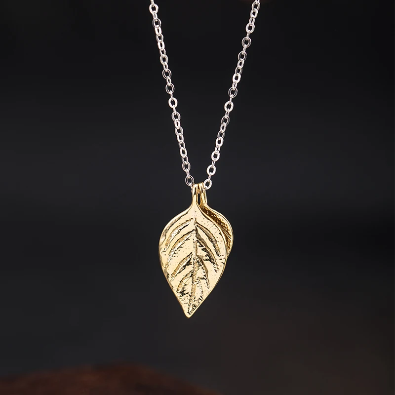 VLA 925 Silver Fashion Design Basil Leaf Necklace Women 2021 New Simple Temperament Leaf Necklace Jewelry Accessories
VLA 925 Silver Fashion Design Basil Leaf Necklace Women 2021 New Simple Temperament Leaf Necklace Jewelry Accessories