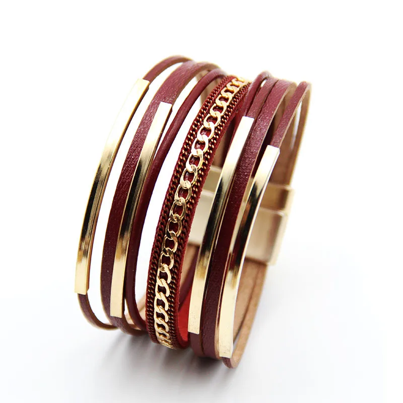 European And American Hot Selling Exaggerated Multi-layer Bracelet Temperament Fashion National Style Gold Copper
European And American Hot Selling Exaggerated Multi-layer Bracelet Temperament Fashion National Style Gold Copper