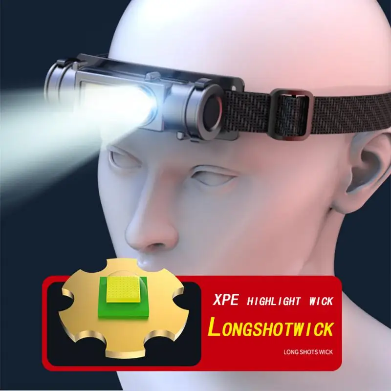 Portable Headlight XPE+COB LED Headlamp USB Rechargeable Camping Head Lamp Fishing Headlight Flashlight Torch With Magnet
Portable Headlight XPE+COB LED Headlamp USB Rechargeable Camping Head Lamp Fishing Headlight Flashlight Torch With Magnet