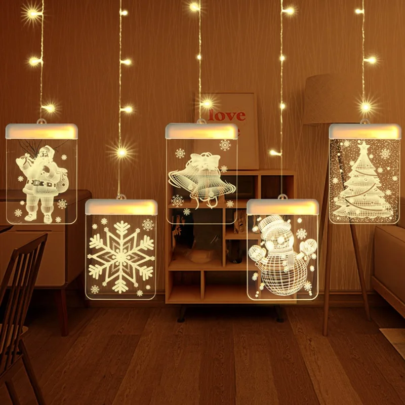 LED Christmas Star Hanging String Light USB Rechargable Christmas Tree Snowflake Deer Hangable Decorative Lights Christmas Decor 
LED Christmas Star Hanging String Light USB Rechargable Christmas Tree Snowflake Deer Hangable Decorative Lights Christmas Decor