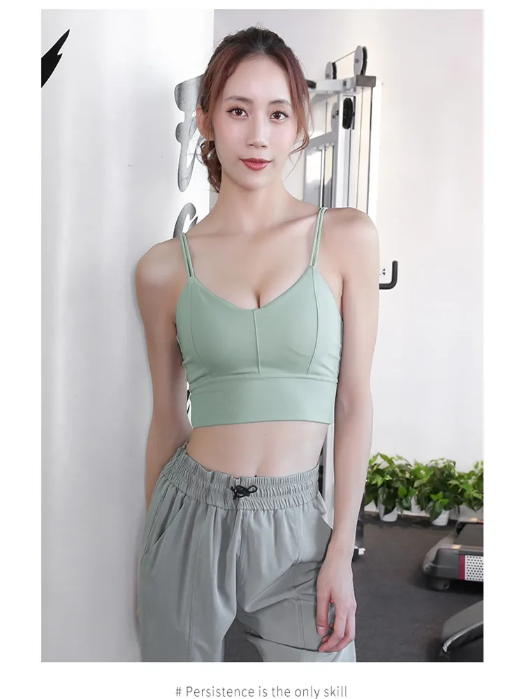 Summer new gym shock absorbing sports underwear women high intensity shockproof running training sling with beauty back yoga bra
Summer new gym shock absorbing sports underwear women high intensity shockproof running training sling with beauty back yoga bra