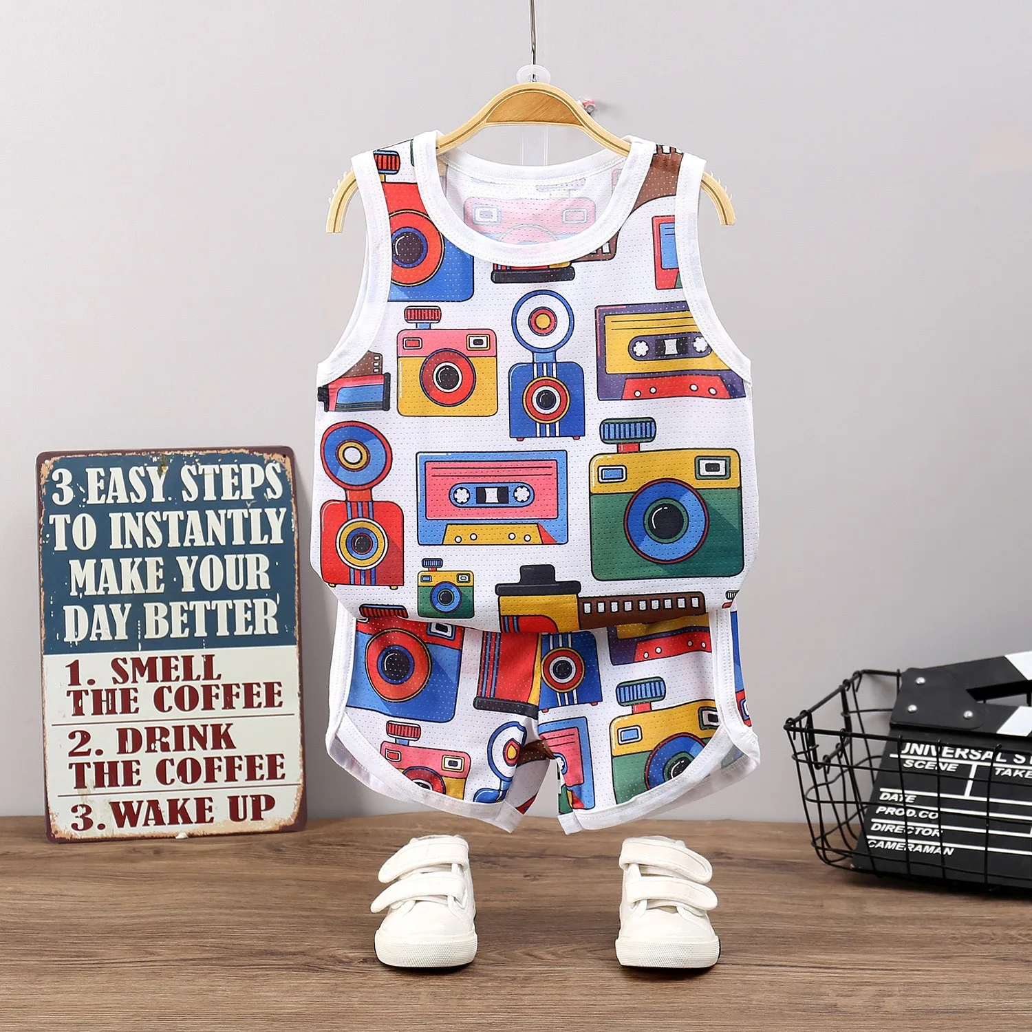 2021 Summer Kids Clothing Sets Quick-drying Suit Boys Sports Sets Girls Sleeveless T Shirts + Shorts 2pcs/set Baby Clothes Suit
2021 Summer Kids Clothing Sets Quick-drying Suit Boys Sports Sets Girls Sleeveless T Shirts + Shorts 2pcs/set Baby Clothes Suit