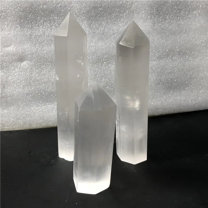 1PC Natural White Gypsum Selenite Single Point Wand Carving Crystal Gemstone Reiki Chakra Healing Gift
1PC Natural White Gypsum Selenite Single Point Wand Carving Crystal Gemstone Reiki Chakra Healing Gift