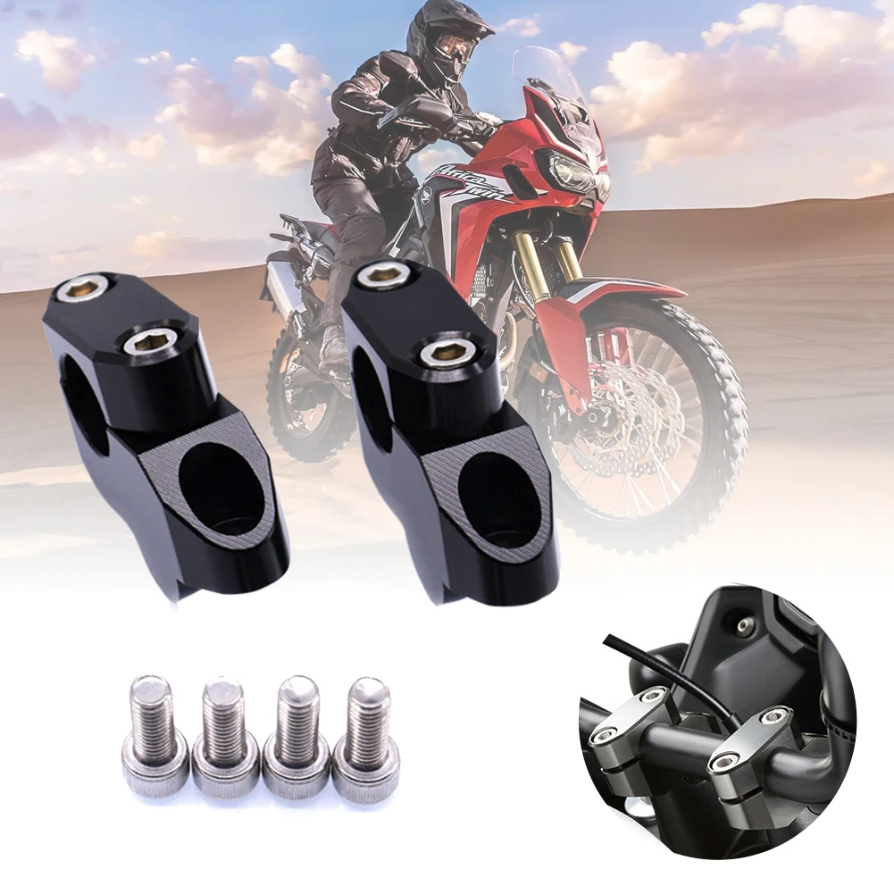 2PCS 22mm Aluminum Motorcycle Handlebar Extension Back Moved Up Handle Bar Risers Motorcycle Accessories
2PCS 22mm Aluminum Motorcycle Handlebar Extension Back Moved Up Handle Bar Risers Motorcycle Accessories