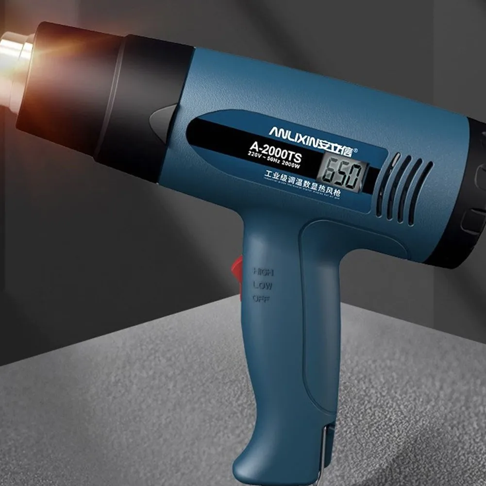 2000W Electric Heating Hot Air Hot Air Tool Heater Controlled Building Hair Dryer Heat Gun Nozzle 60℃-650℃ Working Temperature
2000W Electric Heating Hot Air Hot Air Tool Heater Controlled Building Hair Dryer Heat Gun Nozzle 60℃-650℃ Working Temperature