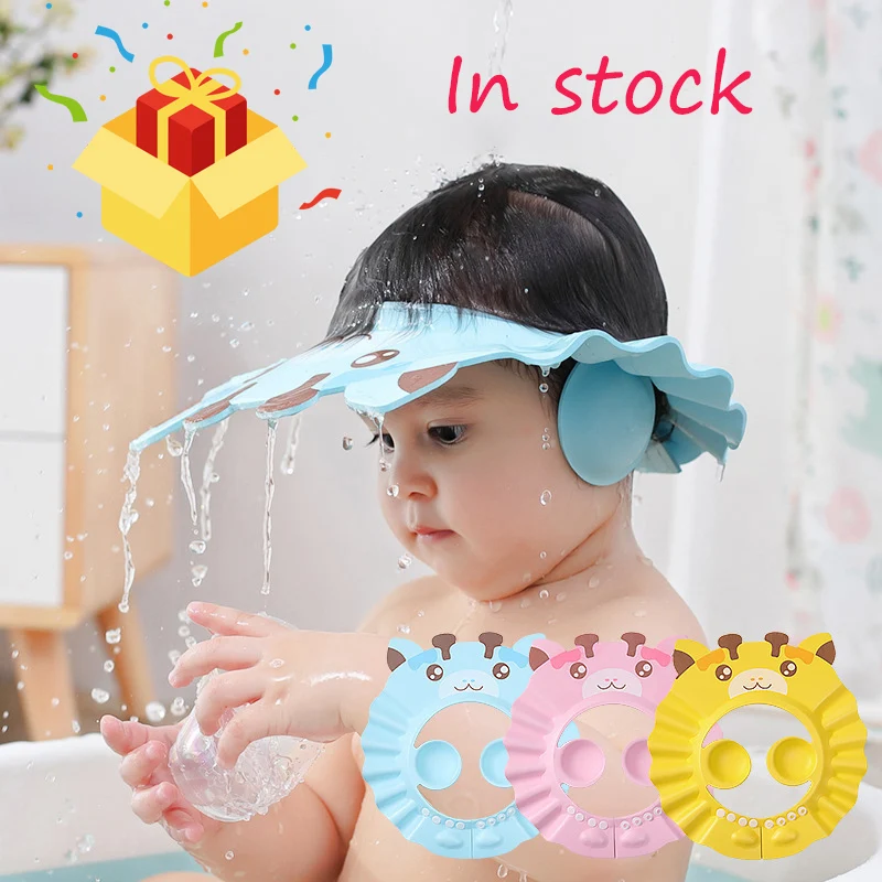 Baby Bath Kids Hat Shampoo Safe Anti Water Cap Banho Accessories Shower Szampon Czapka Adjustable Soft Shield Bathing
Baby Bath Kids Hat Shampoo Safe Anti Water Cap Banho Accessories Shower Szampon Czapka Adjustable Soft Shield Bathing
