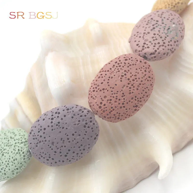 Free Shipping 24x32mm 20x25mm Jewelry Beading Semi Precious Bijoux Stone Jewelry Making Dyed Oval Lava Beads Strands 15
Free Shipping 24x32mm 20x25mm Jewelry Beading Semi Precious Bijoux Stone Jewelry Making Dyed Oval Lava Beads Strands 15