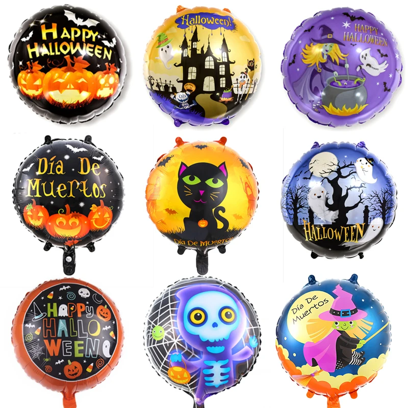 50/100pcs Halloween Trick or Treat 18 inch Aluminum Film Balloon Cartoon Birthday Party Decorations Wedding Baby Shower Supplies
50/100pcs Halloween Trick or Treat 18 inch Aluminum Film Balloon Cartoon Birthday Party Decorations Wedding Baby Shower Supplies