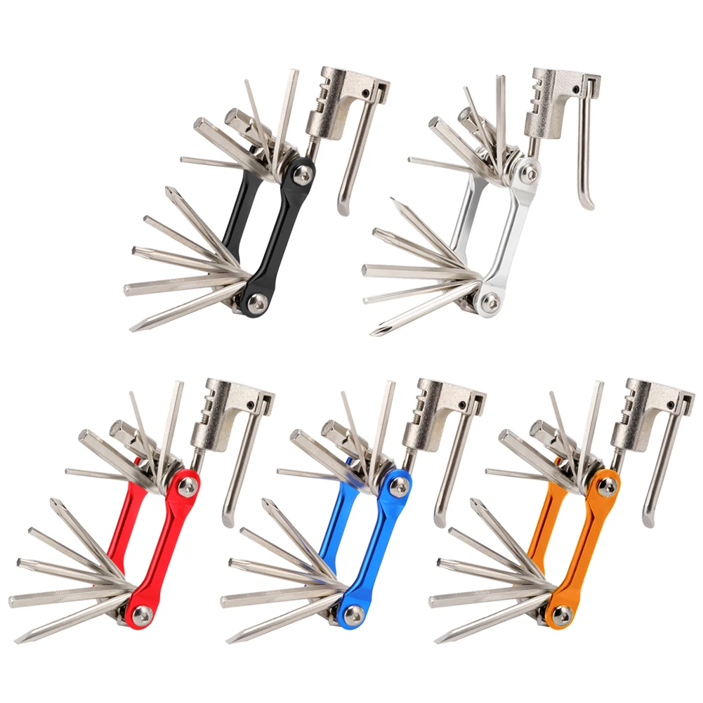 Набор инструментов для ремонта горных велосипедов 11 в 1, портативный многофункциональный инструмент для технического обслуживания, гаечны...
Набор инструментов для ремонта горных велосипедов 11 в 1, портативный многофункциональный инструмент для технического обслуживания, гаечны...