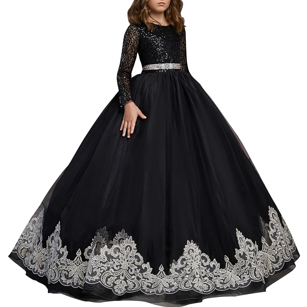 Ball Gowns Long Sleeve Elegant Girls Princess Dress Birthday Gowns Flower Girl Dress Pageant Wear
Ball Gowns Long Sleeve Elegant Girls Princess Dress Birthday Gowns Flower Girl Dress Pageant Wear