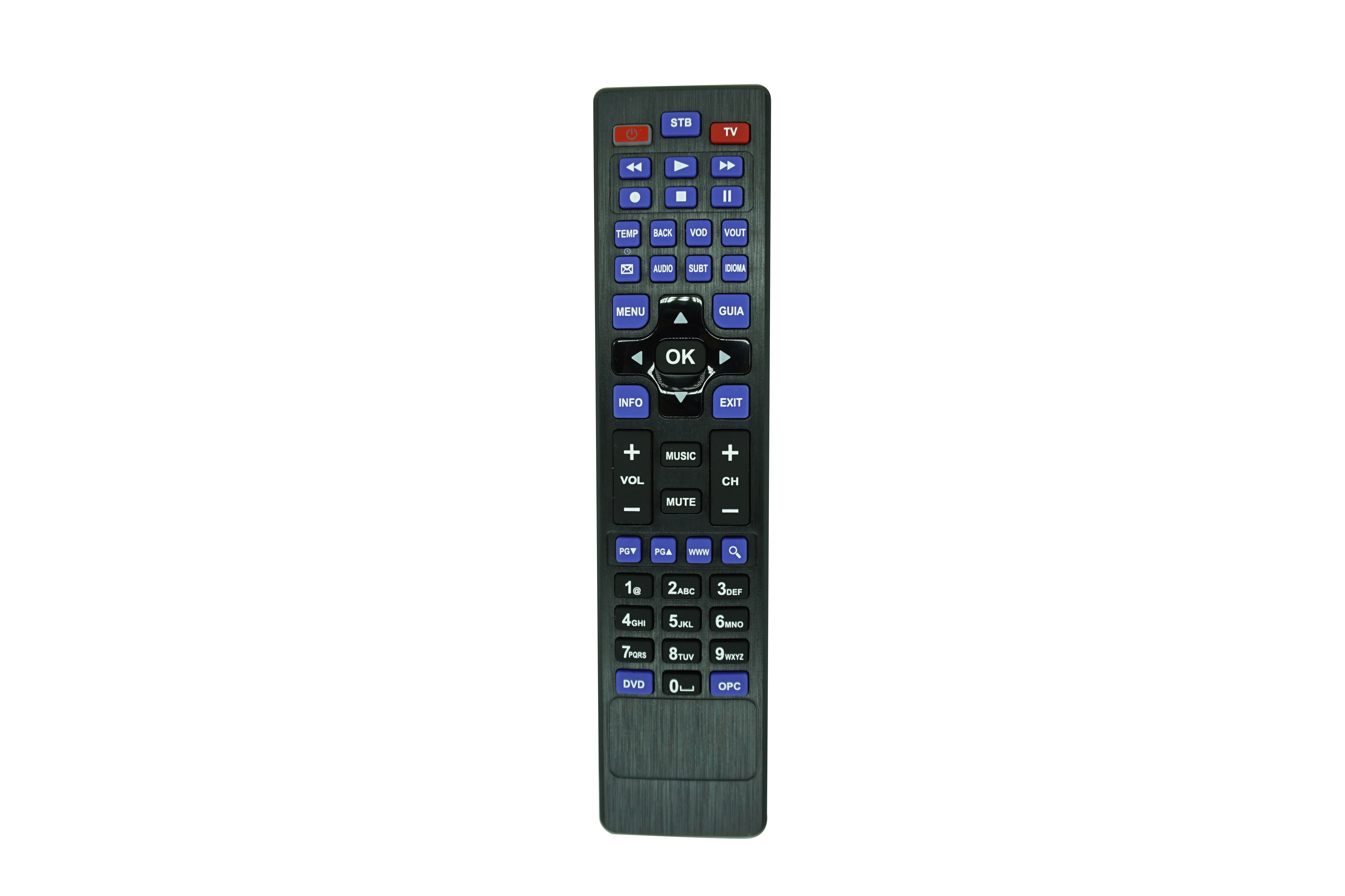 Универсальный пульт дистанционного управления для VZCOMM CRU PARA iZZi Basico Tv Y Dvd победителей
Универсальный пульт дистанционного управления для VZCOMM CRU PARA iZZi Basico Tv Y Dvd победителей