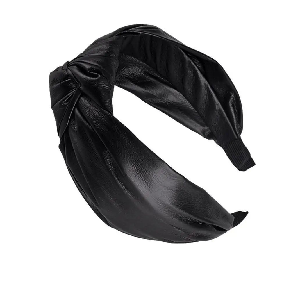 PU Leather Knot Hairband For Female Design Retro Fashion Hair Hairband Head Wide Headdress Accessories Hoop E6D3
PU Leather Knot Hairband For Female Design Retro Fashion Hair Hairband Head Wide Headdress Accessories Hoop E6D3