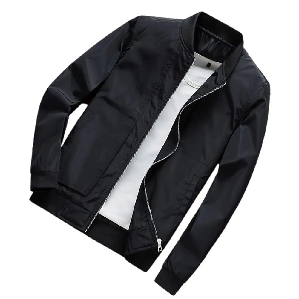 Attractive Men Coat Exquisite Edging Polyester Solid Zipper Design Men Outerwear for Daily Casual Men Clothing Autumn
Attractive Men Coat Exquisite Edging Polyester Solid Zipper Design Men Outerwear for Daily Casual Men Clothing Autumn