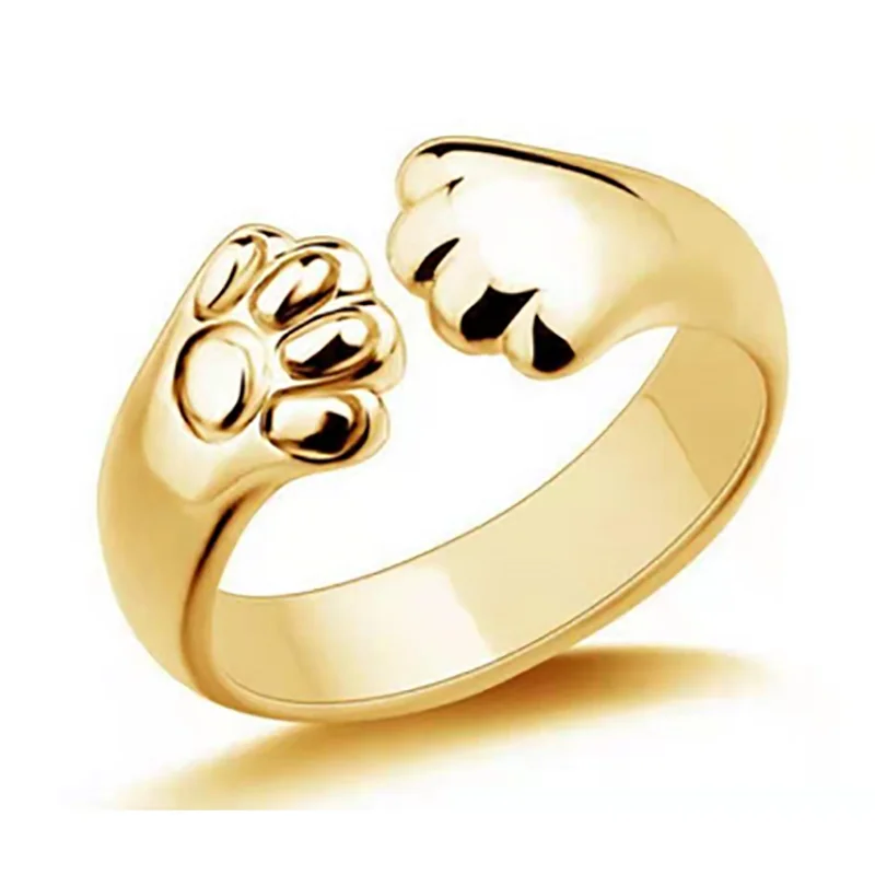 Fashion 4 Colors Cute Bear Paw Cat Claw Opening Adjustable Ring for Women Romantic Wedding Love Jewelry
Fashion 4 Colors Cute Bear Paw Cat Claw Opening Adjustable Ring for Women Romantic Wedding Love Jewelry