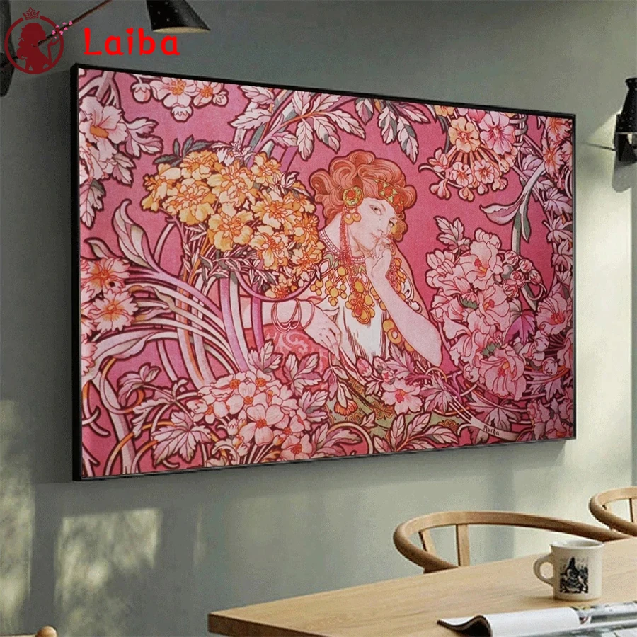 Diamond Mosaic European retro court woman with flowers round drill Cross Stitch Diamond Art Painting Full Square Decor For Home
Diamond Mosaic European retro court woman with flowers round drill Cross Stitch Diamond Art Painting Full Square Decor For Home