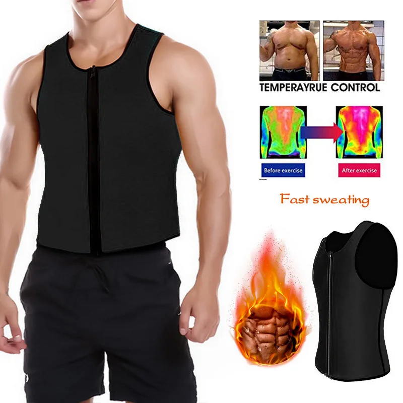 2021Men Body Shaper Vest Sauna Workout Waist Trainer Trimmer Belt for Weight Loss Sweat Belly Belt Zipper Shapewear Dropshipping
2021Men Body Shaper Vest Sauna Workout Waist Trainer Trimmer Belt for Weight Loss Sweat Belly Belt Zipper Shapewear Dropshipping