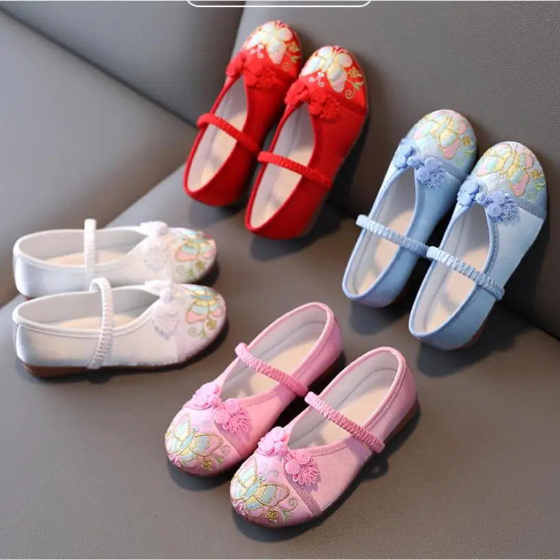 Girls' Embroidered Shoes Chinese Style Old Beijing Children's Net Shoes Performance Shoes National Style Hanfu Shoes Retro 24-37
Girls' Embroidered Shoes Chinese Style Old Beijing Children's Net Shoes Performance Shoes National Style Hanfu Shoes Retro 24-37