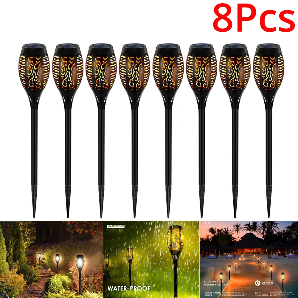 LED Solar Flame Light Lamp Flickering Outdoor Spotlight Waterproof Garden Decoration Landscape Street Lamp Path Lighting Torch
LED Solar Flame Light Lamp Flickering Outdoor Spotlight Waterproof Garden Decoration Landscape Street Lamp Path Lighting Torch