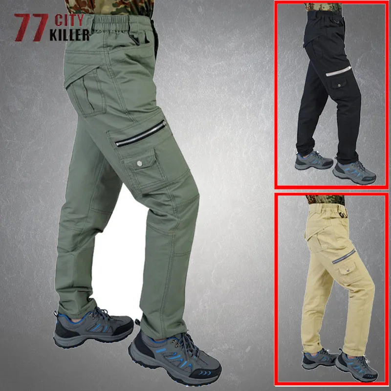 Tactical Pants Men Thicken Casual Straight Cargo Trousers Male Outdoor Hiking Climbing Multi-Pockets Mens Pants Big Size 30-44
Tactical Pants Men Thicken Casual Straight Cargo Trousers Male Outdoor Hiking Climbing Multi-Pockets Mens Pants Big Size 30-44