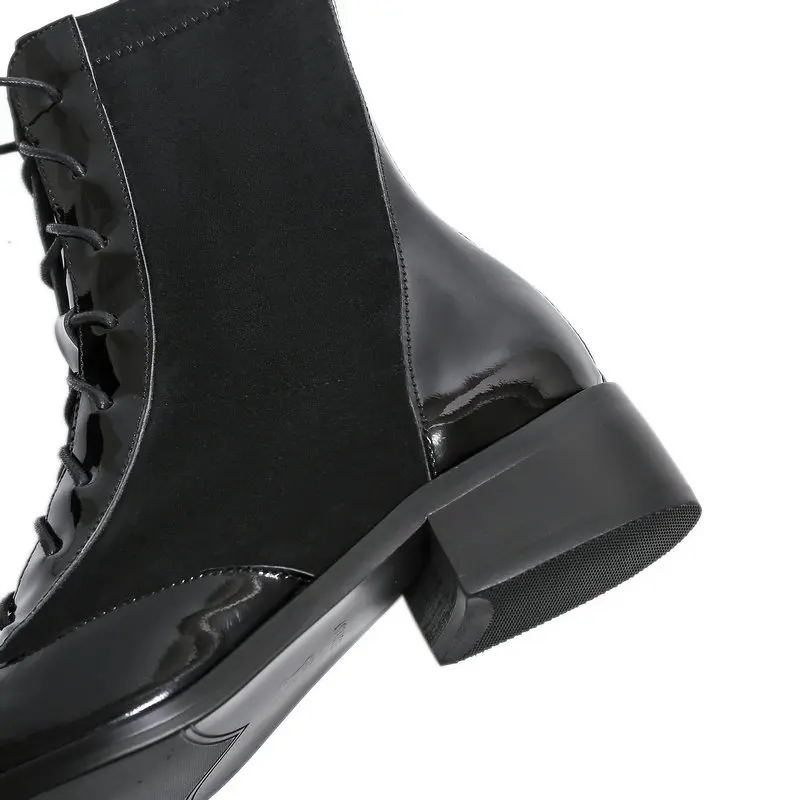Concise lace up Winter Women's Ankle Boots Platform square Toe Thick Heels Pumps Newest Wedding Party Shoes Woman Heels
Concise lace up Winter Women's Ankle Boots Platform square Toe Thick Heels Pumps Newest Wedding Party Shoes Woman Heels