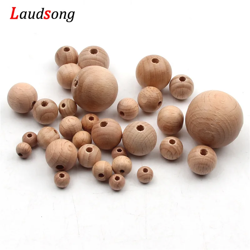 Natural Beech Round Ball Lead-free Loose Beads 8-30mm Eco-friendly Wooden Beads For Jewelry Making Diy Teething Pacifier Chains
Natural Beech Round Ball Lead-free Loose Beads 8-30mm Eco-friendly Wooden Beads For Jewelry Making Diy Teething Pacifier Chains