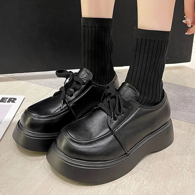 Hot Sale New Shoes Women Boots Retro Fashion Round Toe Lace Up Sock Boots Women Wedge Platform Shoes Female Stretch Boot 2021
Hot Sale New Shoes Women Boots Retro Fashion Round Toe Lace Up Sock Boots Women Wedge Platform Shoes Female Stretch Boot 2021