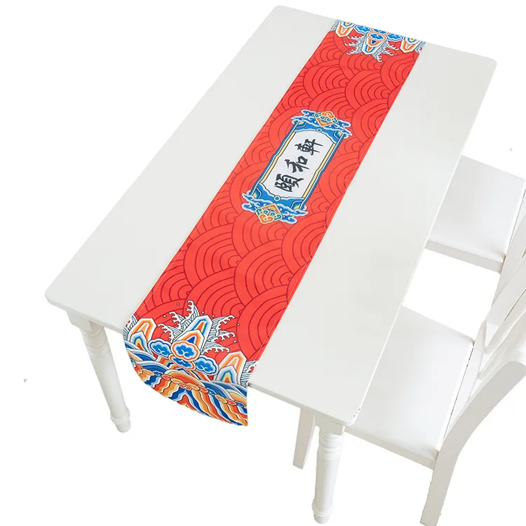 Imitation hemp Forbidden City Qing Dynasty creative table runner hotel home dining table decoration table runner
Imitation hemp Forbidden City Qing Dynasty creative table runner hotel home dining table decoration table runner