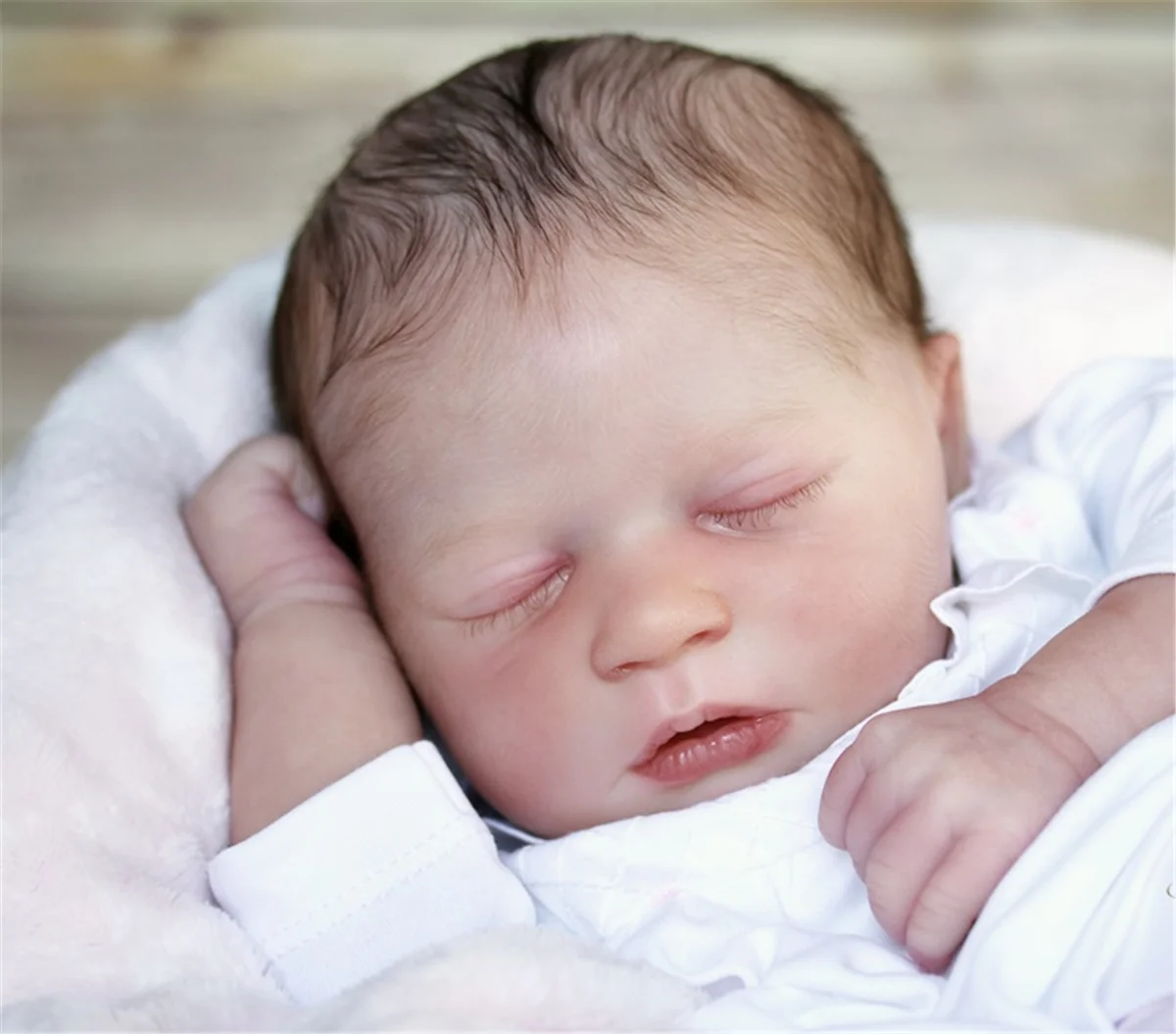 18.5 Inches Reborn Doll kit Skya Sleeping Baby Lifelike Newborn Unpainted Unfinished Doll Parts DIY Blank Doll Kit
18.5 Inches Reborn Doll kit Skya Sleeping Baby Lifelike Newborn Unpainted Unfinished Doll Parts DIY Blank Doll Kit