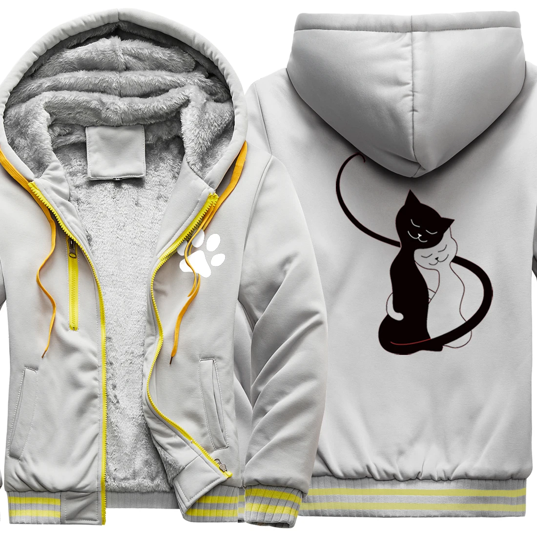 ck And White Cat Keep Warm Mens Raglan Thicken Jackets Long Sleeve Clothing Leisure Harajuku Tracksuits Zipper sudadera hombre
ck And White Cat Keep Warm Mens Raglan Thicken Jackets Long Sleeve Clothing Leisure Harajuku Tracksuits Zipper sudadera hombre