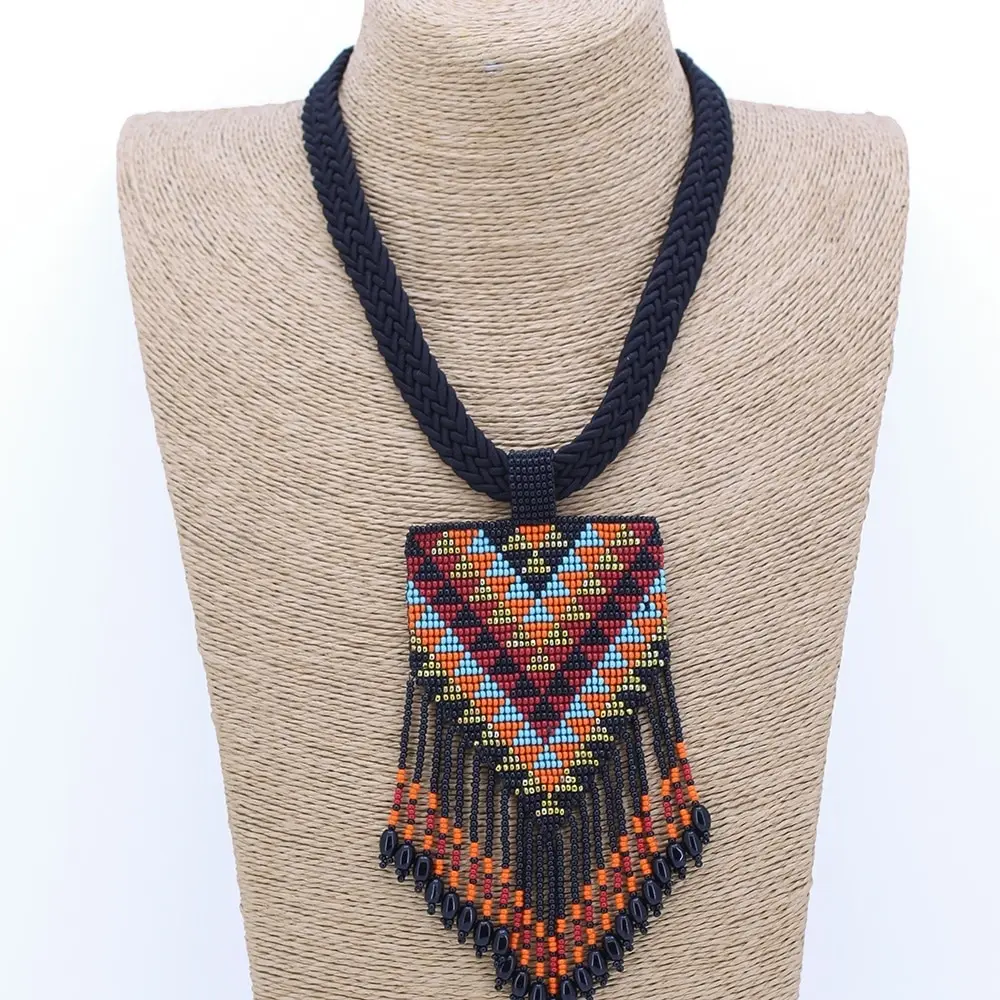Fratelli Trendy Ethnic Bohemia Choker Necklace for Women Statement Vintage Tassel Handmade Necklace Beads Jewelry Gift
Fratelli Trendy Ethnic Bohemia Choker Necklace for Women Statement Vintage Tassel Handmade Necklace Beads Jewelry Gift