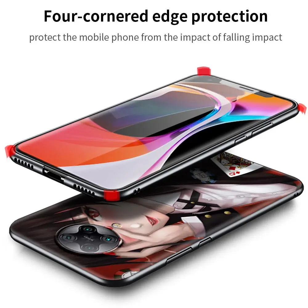 Kakegurui Jabami Yumeko Shockproof Cover for Xiaomi Mi 9T 9 10 CC9E 8 Note 10 Pro Lite Poco F1 X2 F2 M2 Phone Soft Case Shell
Kakegurui Jabami Yumeko Shockproof Cover for Xiaomi Mi 9T 9 10 CC9E 8 Note 10 Pro Lite Poco F1 X2 F2 M2 Phone Soft Case Shell