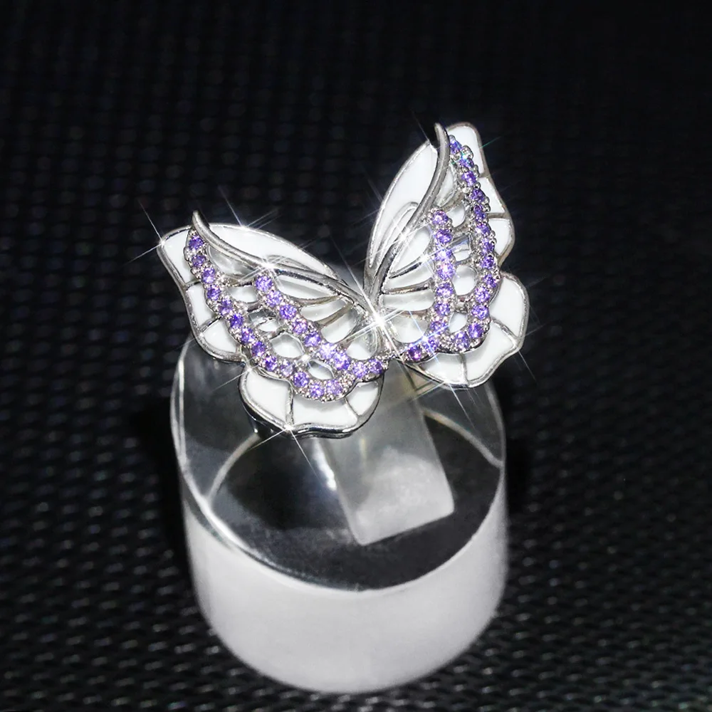 Fashion Jewelry Creative Painting Glaze Butterfly Zircon Ring Enamel Girls Color Couple Gifts Popular Best-Selling Accessories
Fashion Jewelry Creative Painting Glaze Butterfly Zircon Ring Enamel Girls Color Couple Gifts Popular Best-Selling Accessories