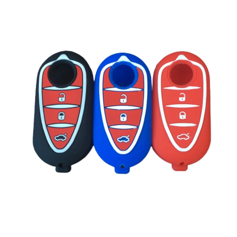 Silicone Key Cover Case Fob Holder for Alfa Romeo 4C Mito Giulietta Myth 159 GTO GTA Car Key Cover Keychain Car Remote Control
Silicone Key Cover Case Fob Holder for Alfa Romeo 4C Mito Giulietta Myth 159 GTO GTA Car Key Cover Keychain Car Remote Control