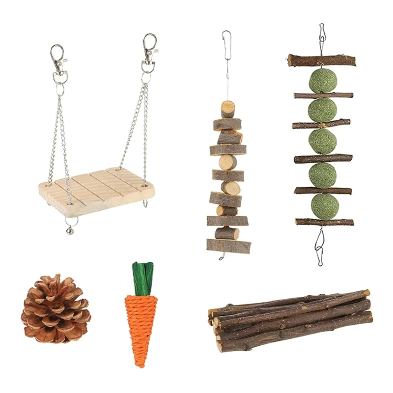 8Pcs Bunny Chew Toys Hay Treats Timothy Balls Sticks Twigs Grass Toy Swing for Hamster Guinea Pig Teeth Cleaning
8Pcs Bunny Chew Toys Hay Treats Timothy Balls Sticks Twigs Grass Toy Swing for Hamster Guinea Pig Teeth Cleaning