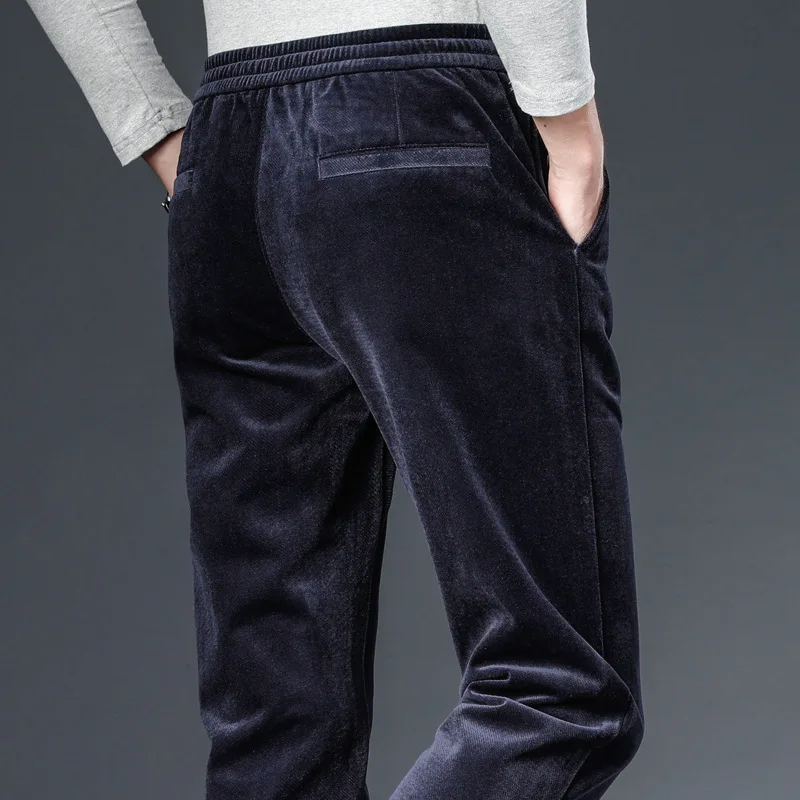 Vintage Corduroy Trousers For Men Straight Loose Elastic Waist Autumn Casual Men Pants Elastic Waist Black Brown Mens Trousers
Vintage Corduroy Trousers For Men Straight Loose Elastic Waist Autumn Casual Men Pants Elastic Waist Black Brown Mens Trousers