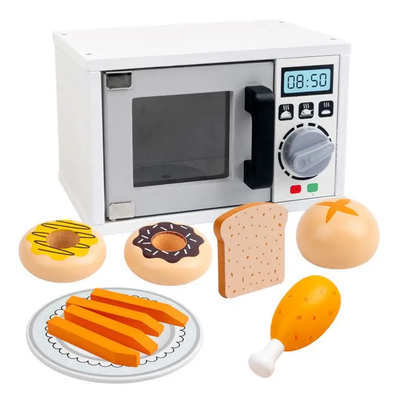 Children Pretend To Play Wooden Kitchen Games, Leisure Toys, Simulation Microwave Ovens, Early Education, Wooden Gifts
Children Pretend To Play Wooden Kitchen Games, Leisure Toys, Simulation Microwave Ovens, Early Education, Wooden Gifts