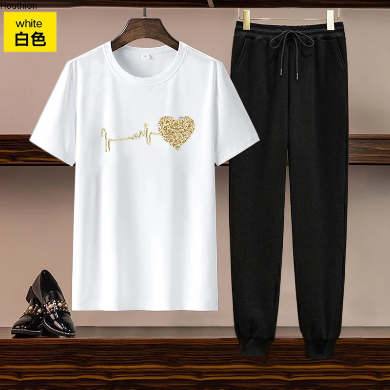 Женский комплект из двух предметов Houthion, футболка с принтом и брюки, летний свободный костюм с круглым вырезом, футболка с коротким рукавом ...
Женский комплект из двух предметов Houthion, футболка с принтом и брюки, летний свободный костюм с круглым вырезом, футболка с коротким рукавом ...